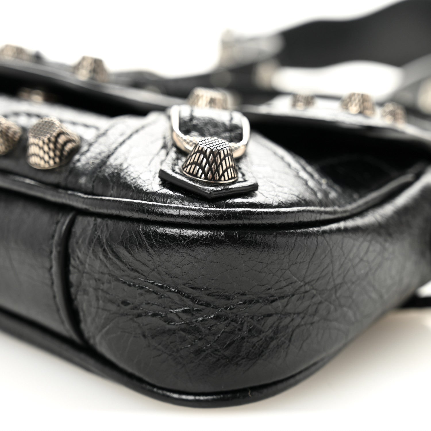 Balenciaga Agneau Arena Le Cagole Sling Bag XS Black 10 of 10