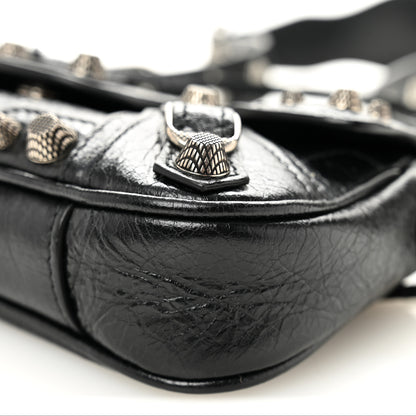 Balenciaga Agneau Arena Le Cagole Sling Bag XS Black 10 of 10