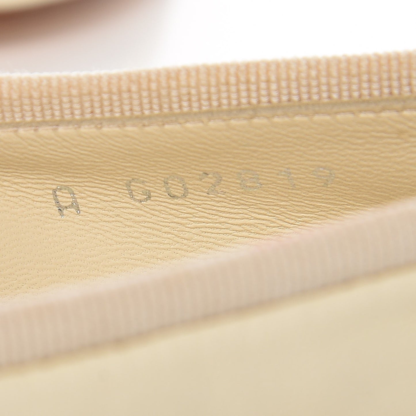 Lambskin Cap Toe Ballerina Flats 36 White Yellow