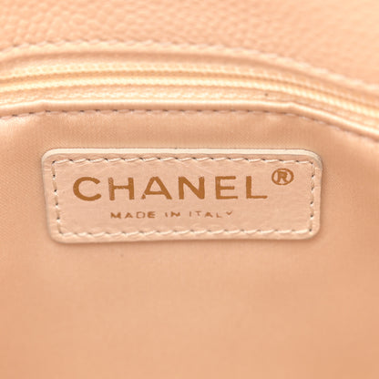 Chanel Caviar Quilted Grand Shopping Tote GST Beige Clair 6 of 10