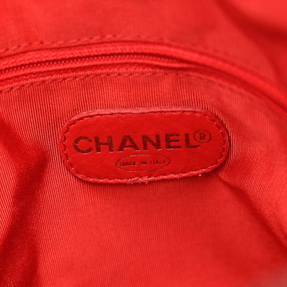 Chanel Lambskin CC Timeless Backpack Red 6 of 13