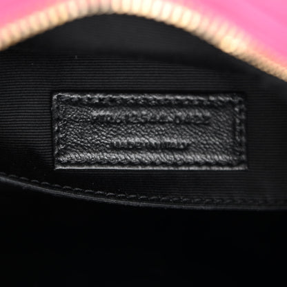 Saint Laurent Suede Matelasse Monogram Lou Camera Bag Rose 7 of 8