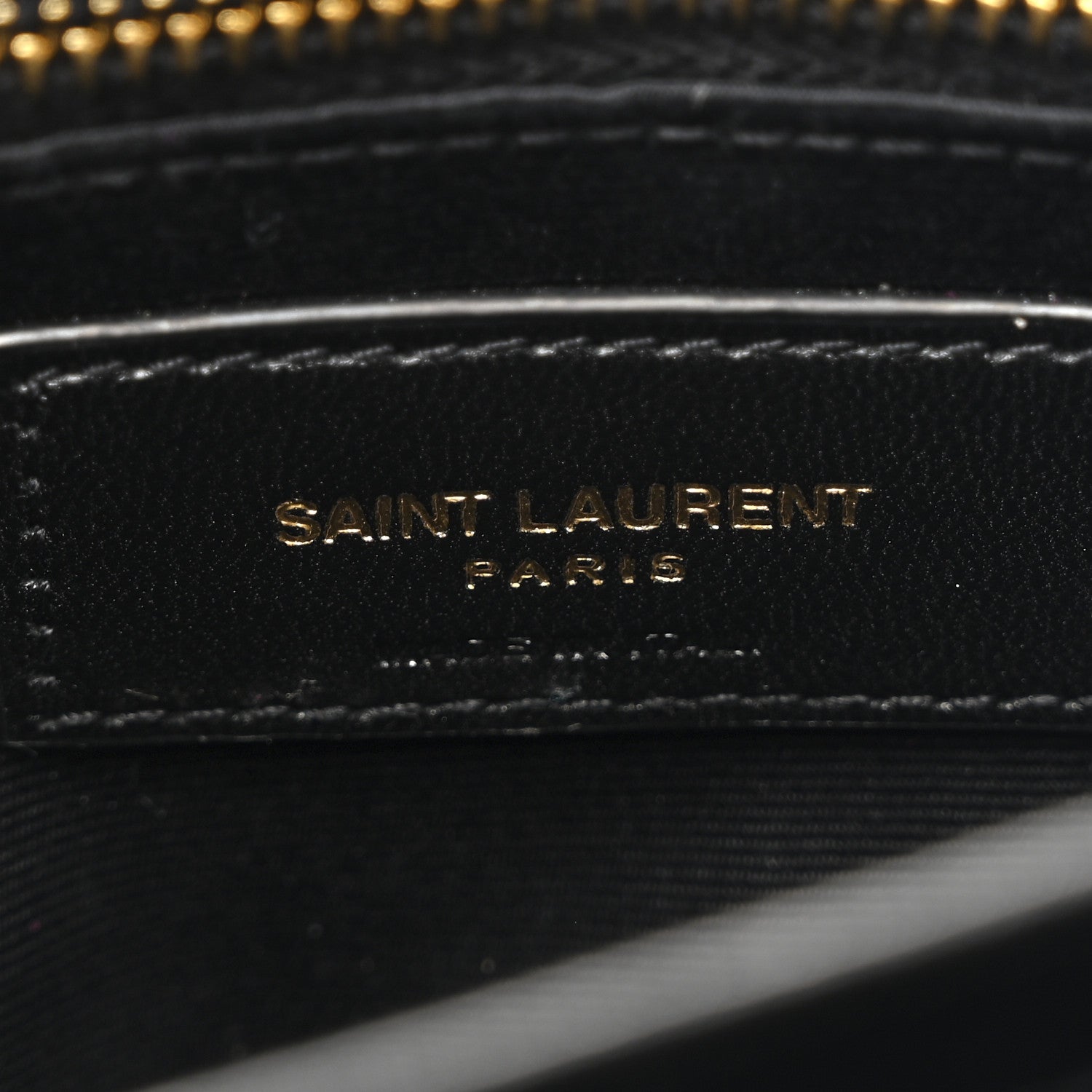 Saint Laurent Calfskin Y Quilted Monogram Toy Loulou Crossbody Bag Black 6 of 14