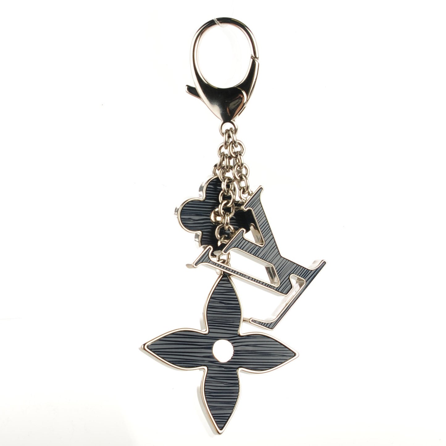 Fleur d Epi Bag Charm Indigo
