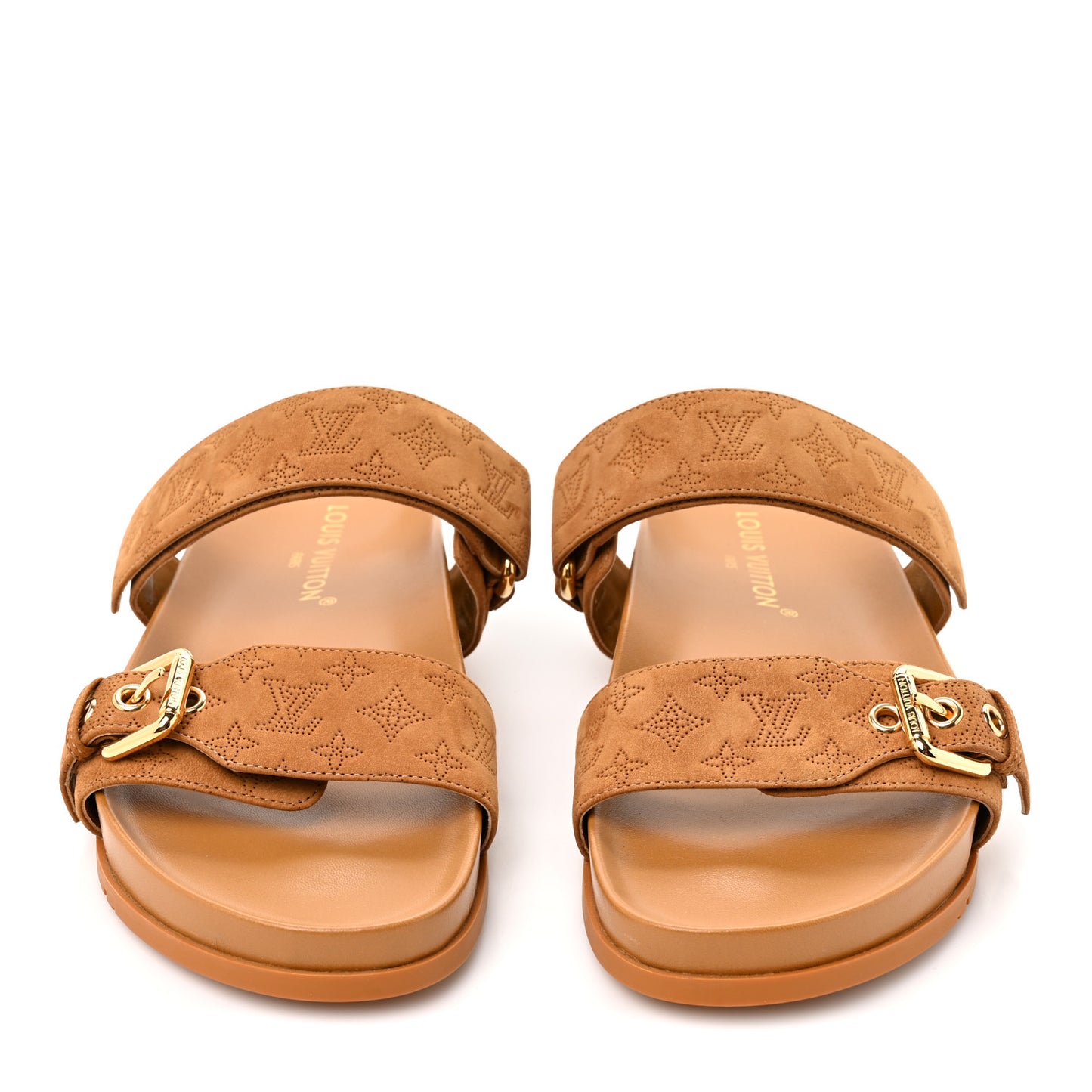 Suede Bom Dia Comfort Mule Sandals 40 Camel