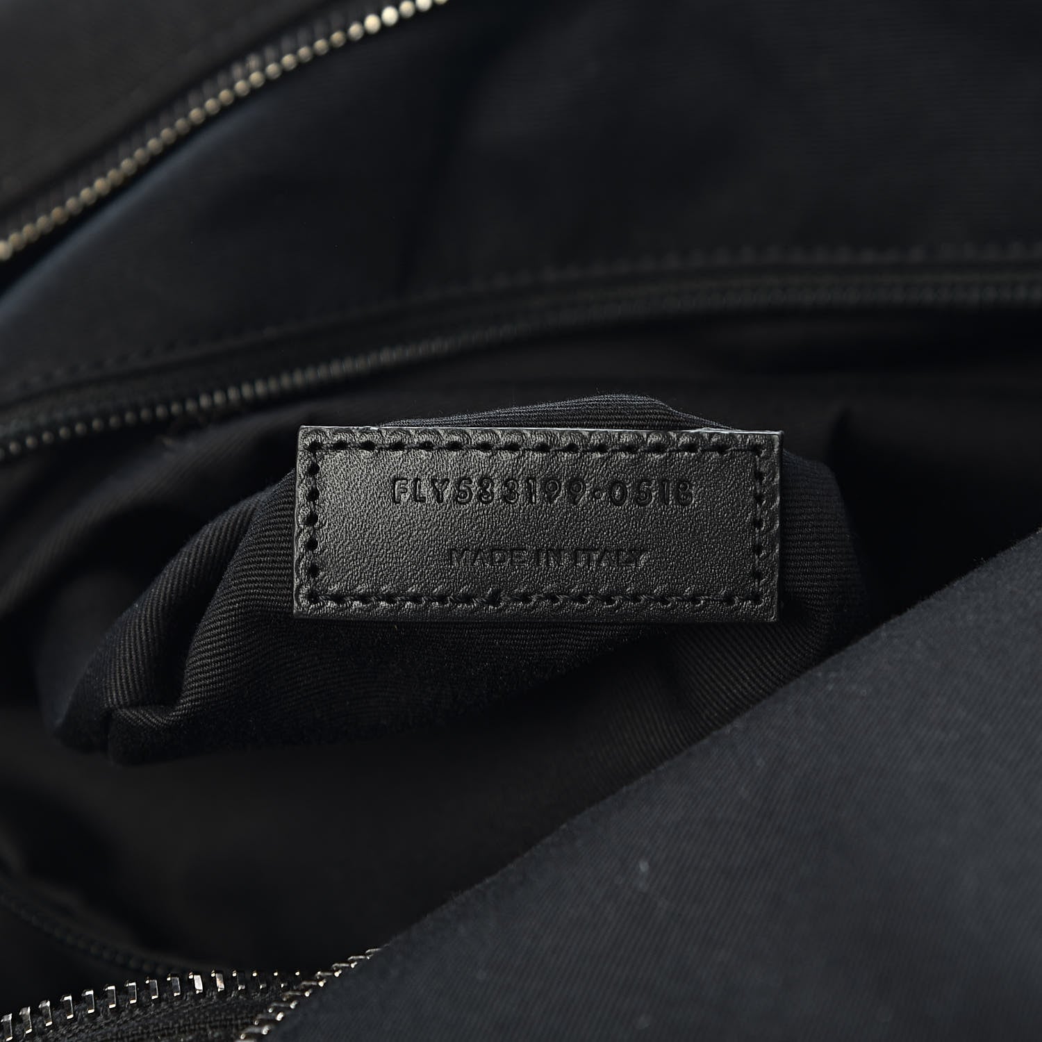 Saint Laurent Canvas City Gym Duffle Bag Black 6 of 13