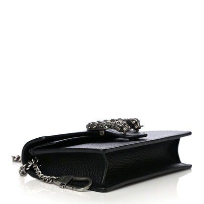 Gucci Calfskin Super Mini Dionysus Shoulder Bag Black 3 of 8