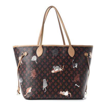 Louis Vuitton Catogram Neverfull MM Marron 2 of 11