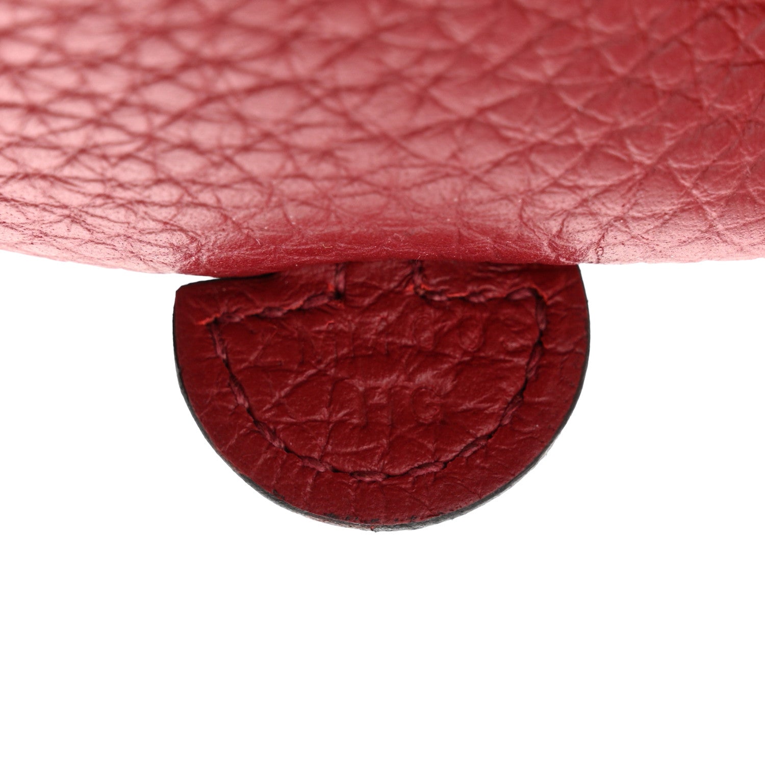 Hermes Taurillon Clemence Evelyne TPM Rouge Grenat 7 of 11