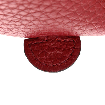 Hermes Taurillon Clemence Evelyne TPM Rouge Grenat 7 of 11