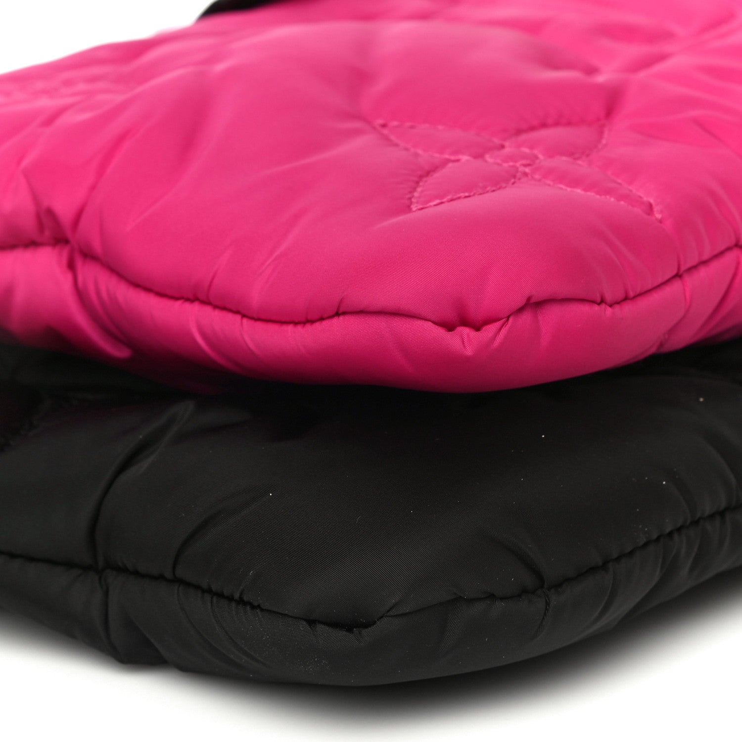 Louis Vuitton Econyl Monogram Pillow Maxi Multi Pochette Accessories Black Fuchsia 9 of 11
