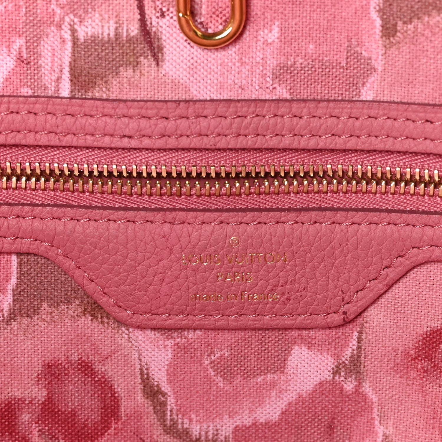 Louis Vuitton Monogram Articles de Voyage Ikat Neverfull GM Rose Velours 6 of 11