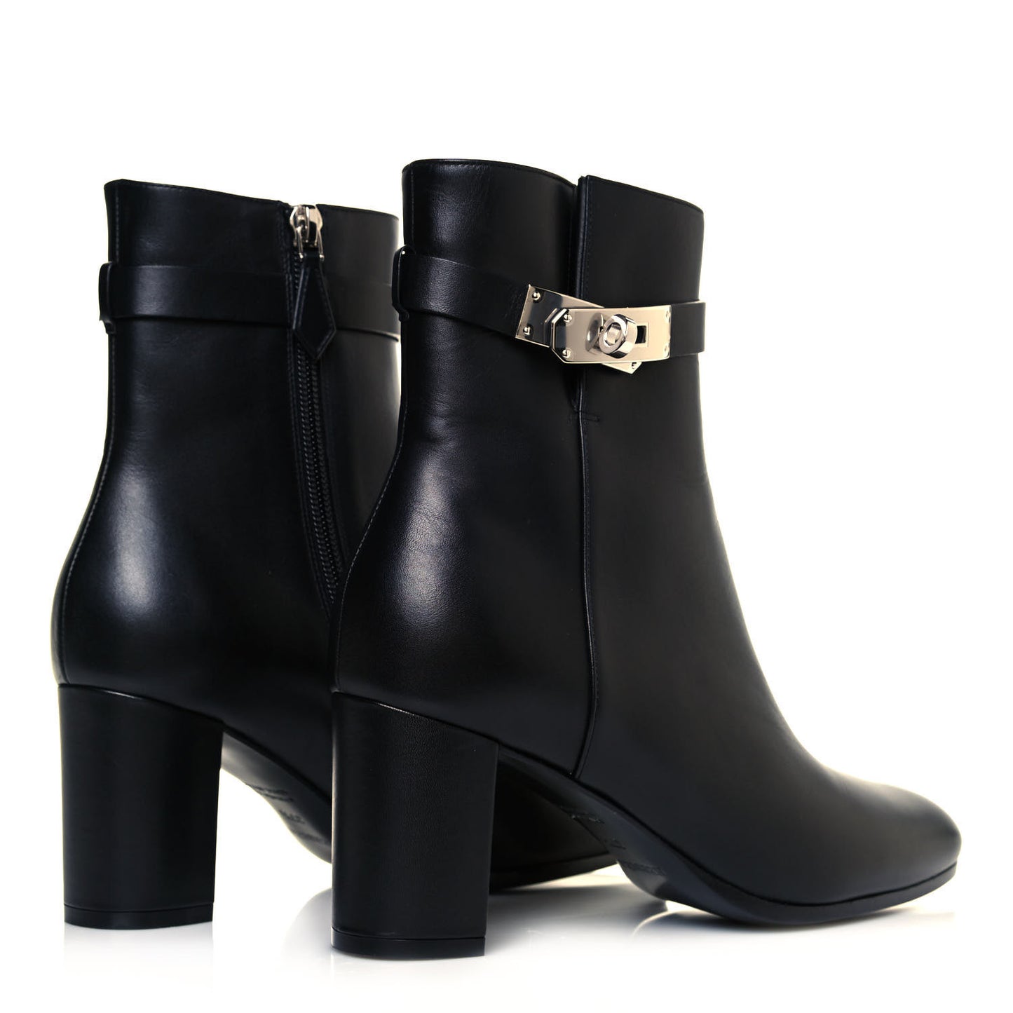 Calfskin Saint Germain Ankle Boots 37.5 Black
