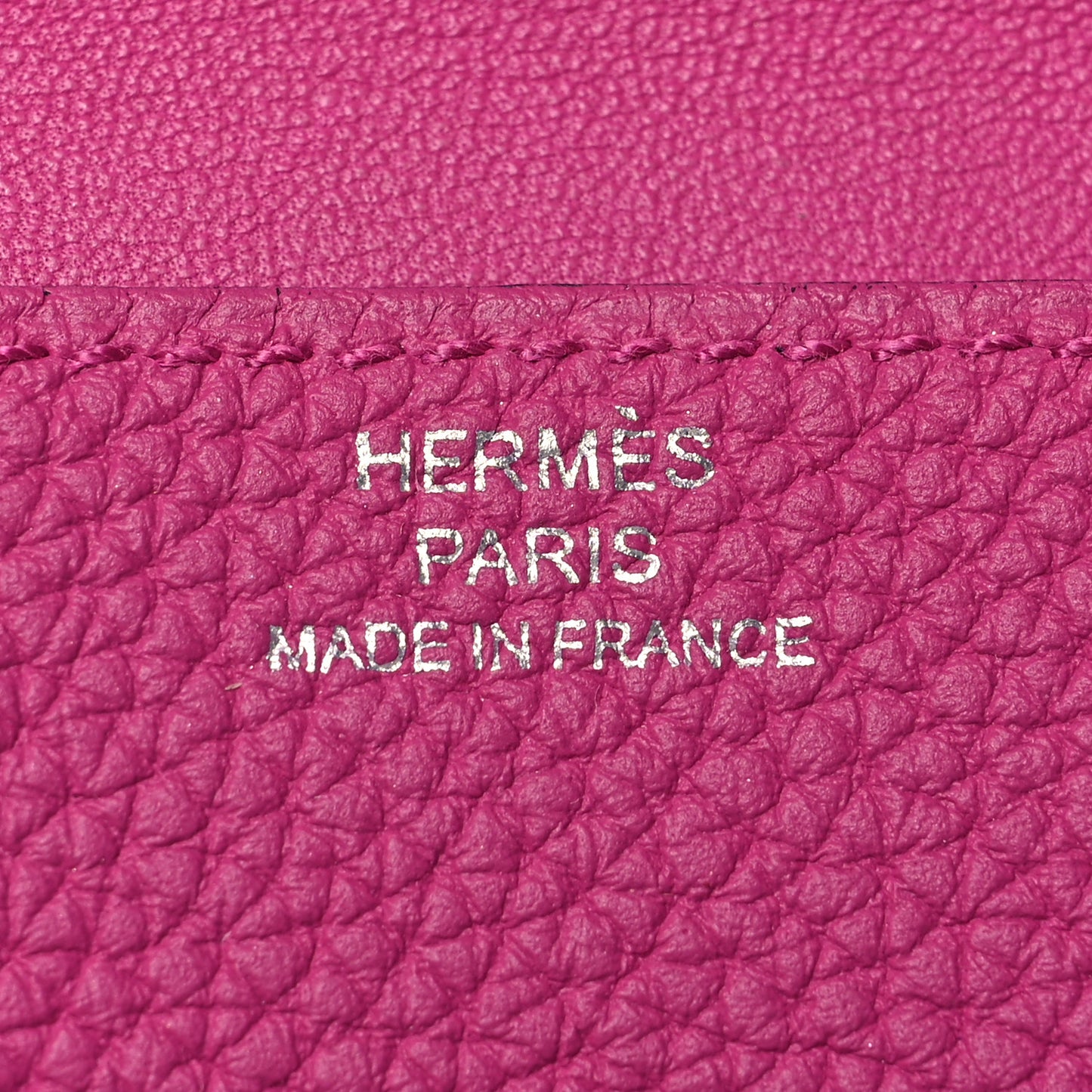 Togo Dogon Card Case Rose Pourpre
