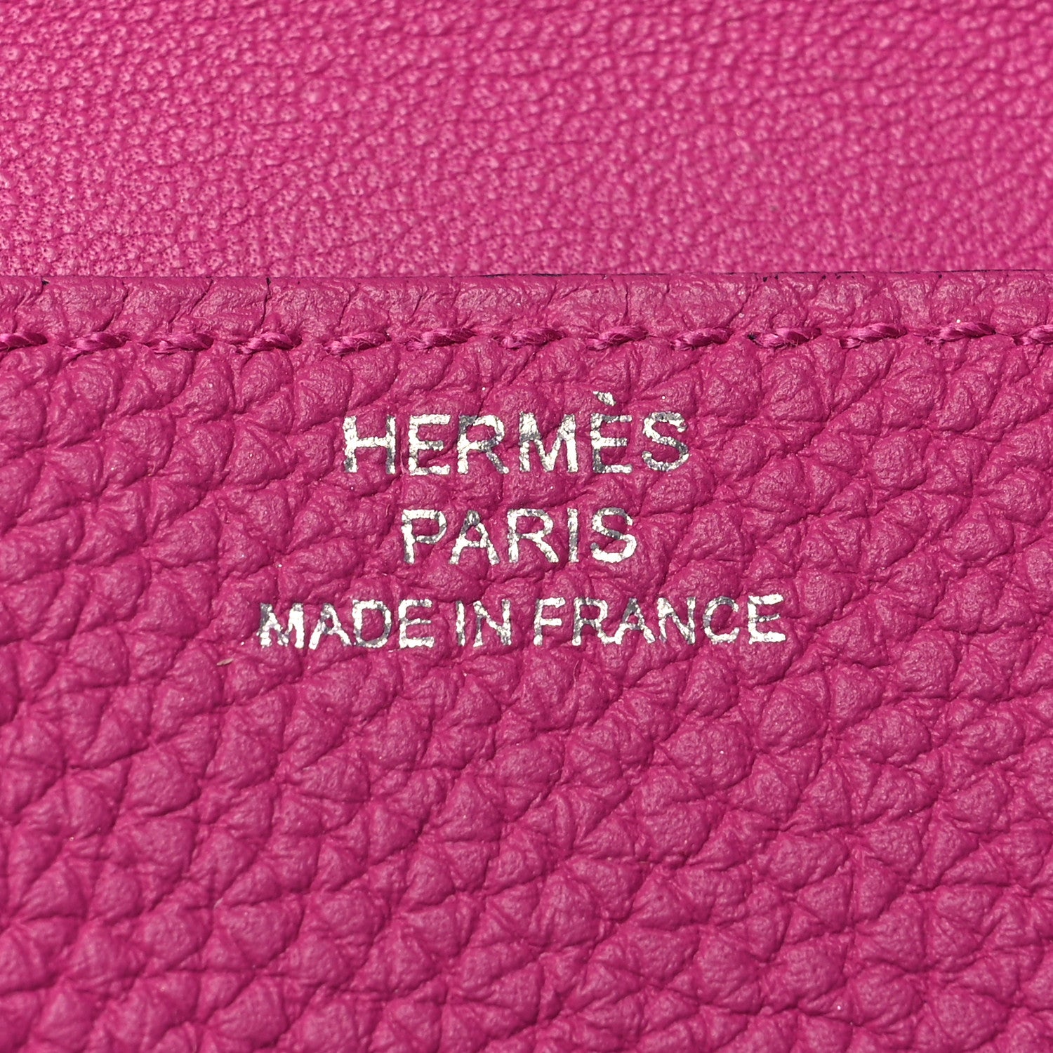 Hermes Togo Dogon Card Case Rose Pourpre 6 of 10
