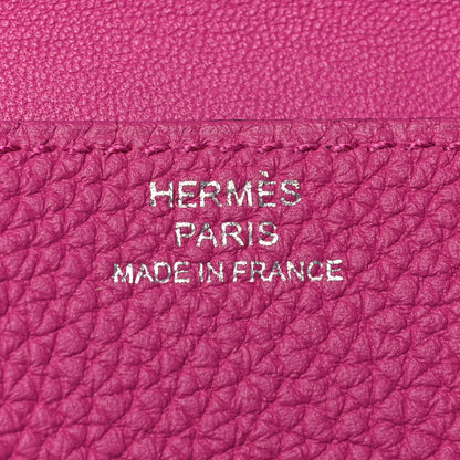 Hermes Togo Dogon Card Case Rose Pourpre 6 of 10