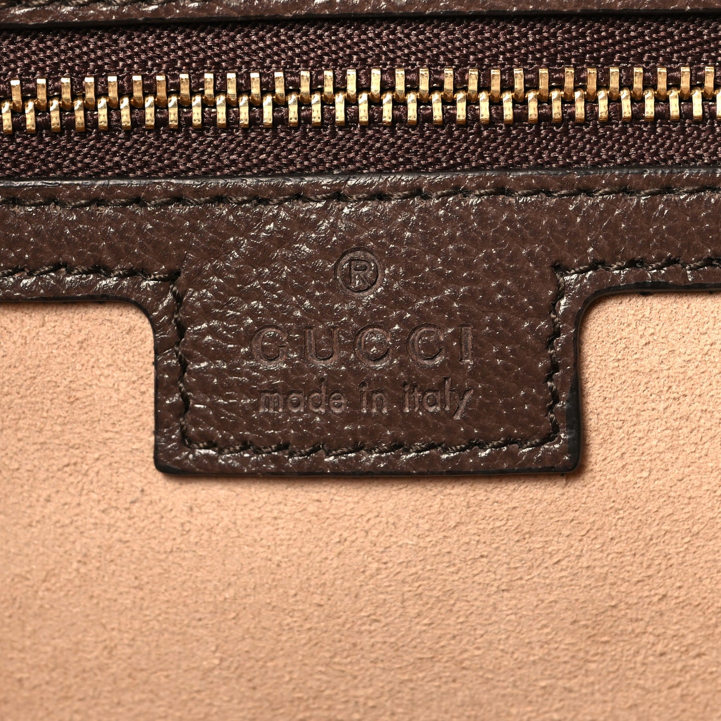 GG Supreme Monogram Web Medium Ophidia Tote Bag Brown