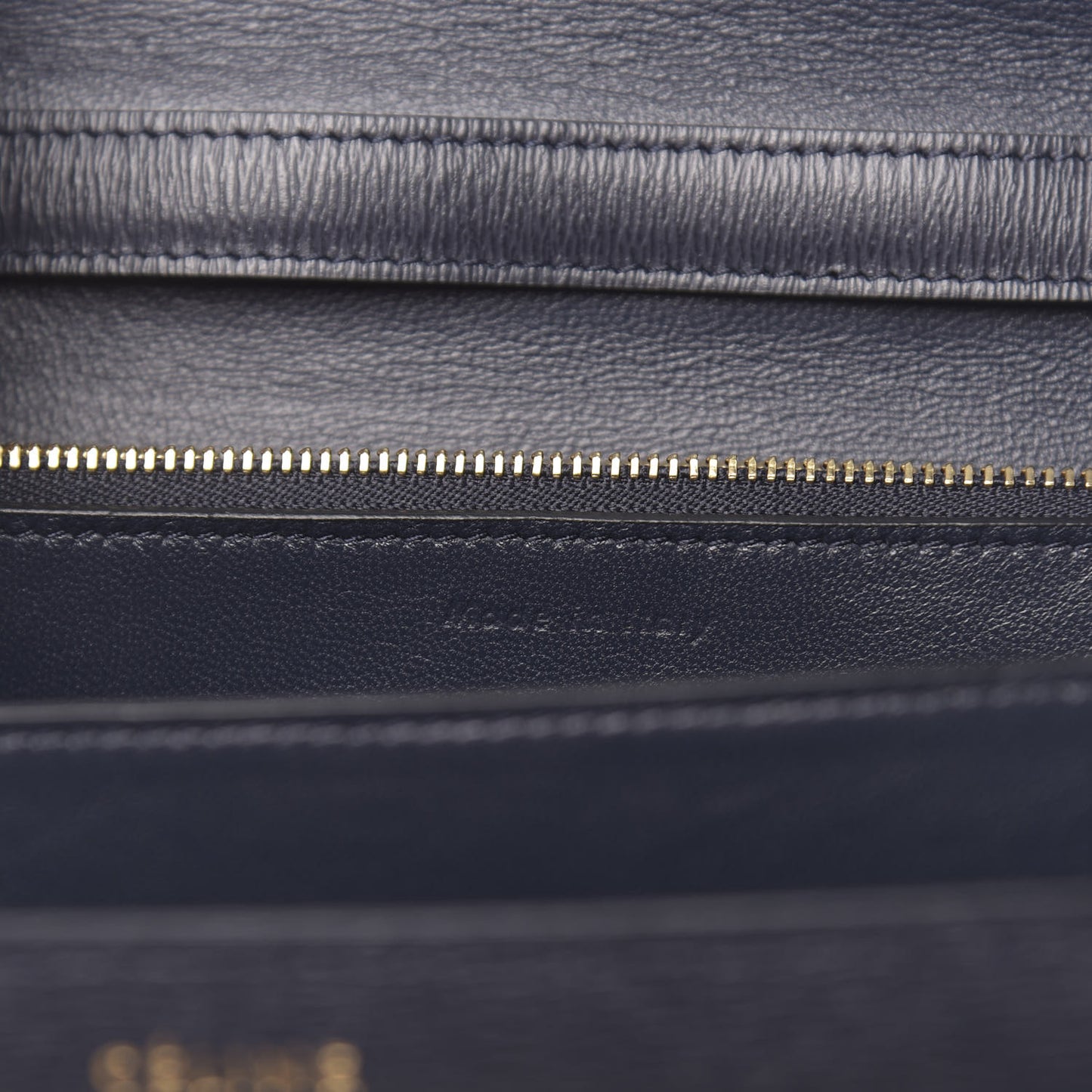 Liege Calfskin Medium Classic Box Flap Bag Dark Blue