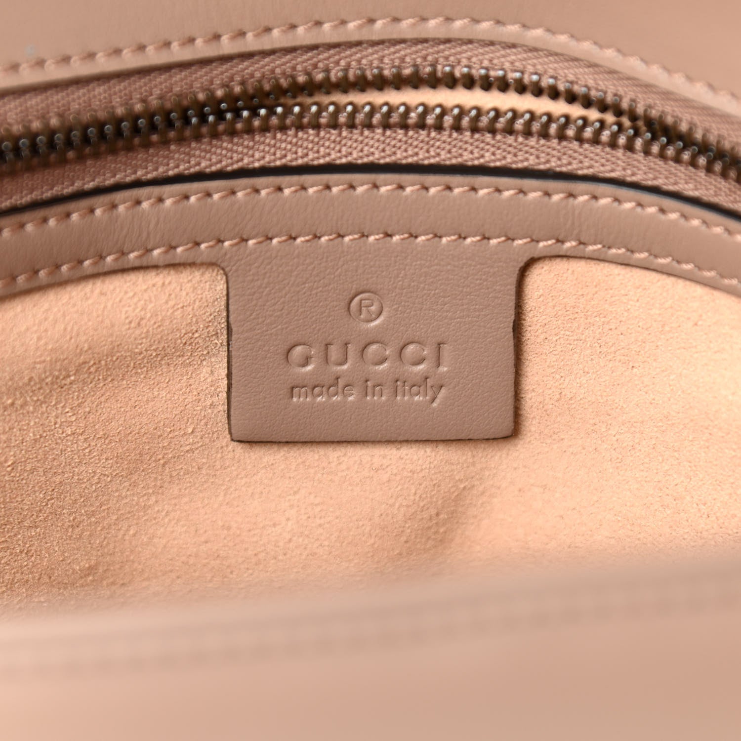 Gucci Calfskin Matelasse Small GG Marmont Shoulder Bag Porcelain Rose 6 of 11