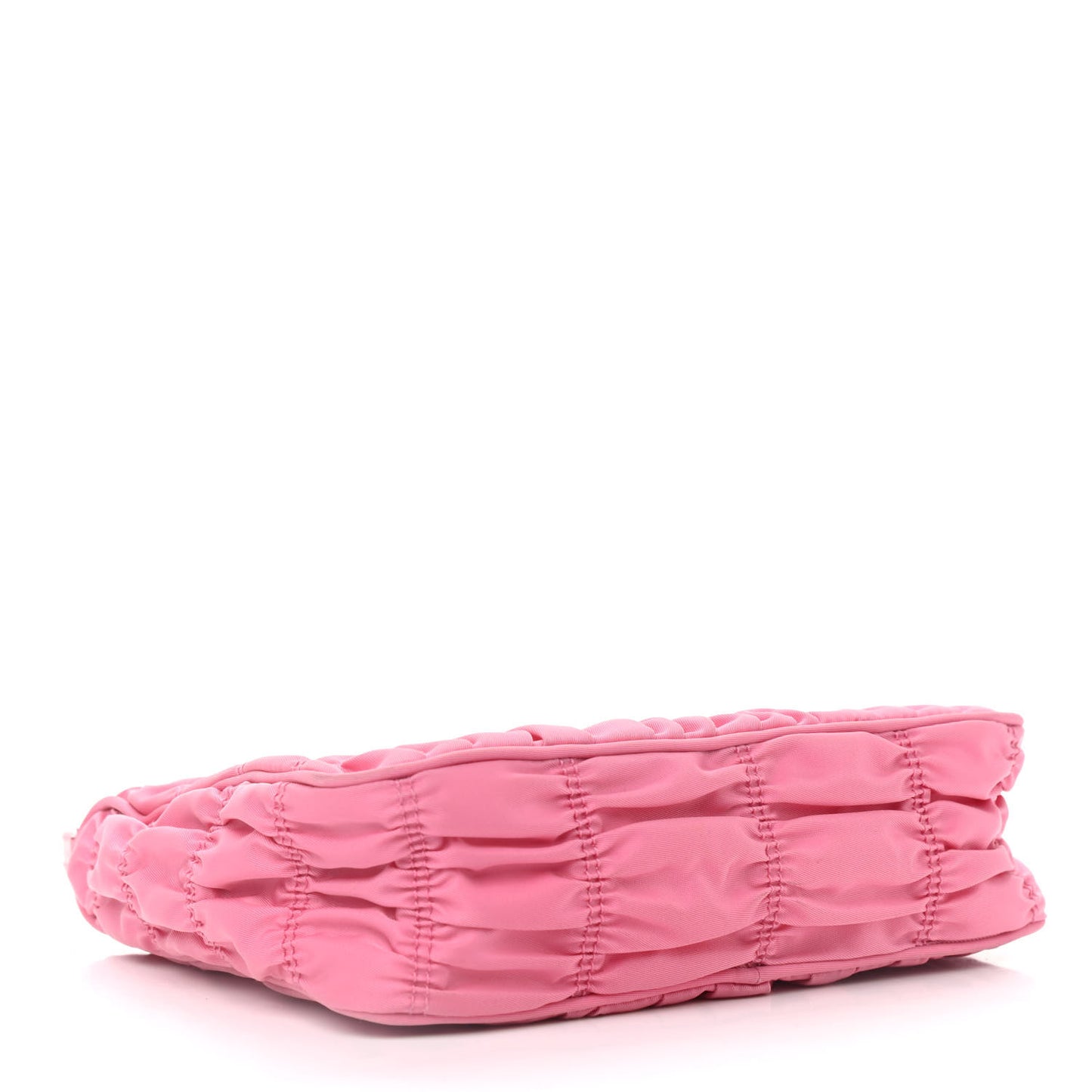 Tessuto Nylon Gaufre Shoulder Bag Begonia