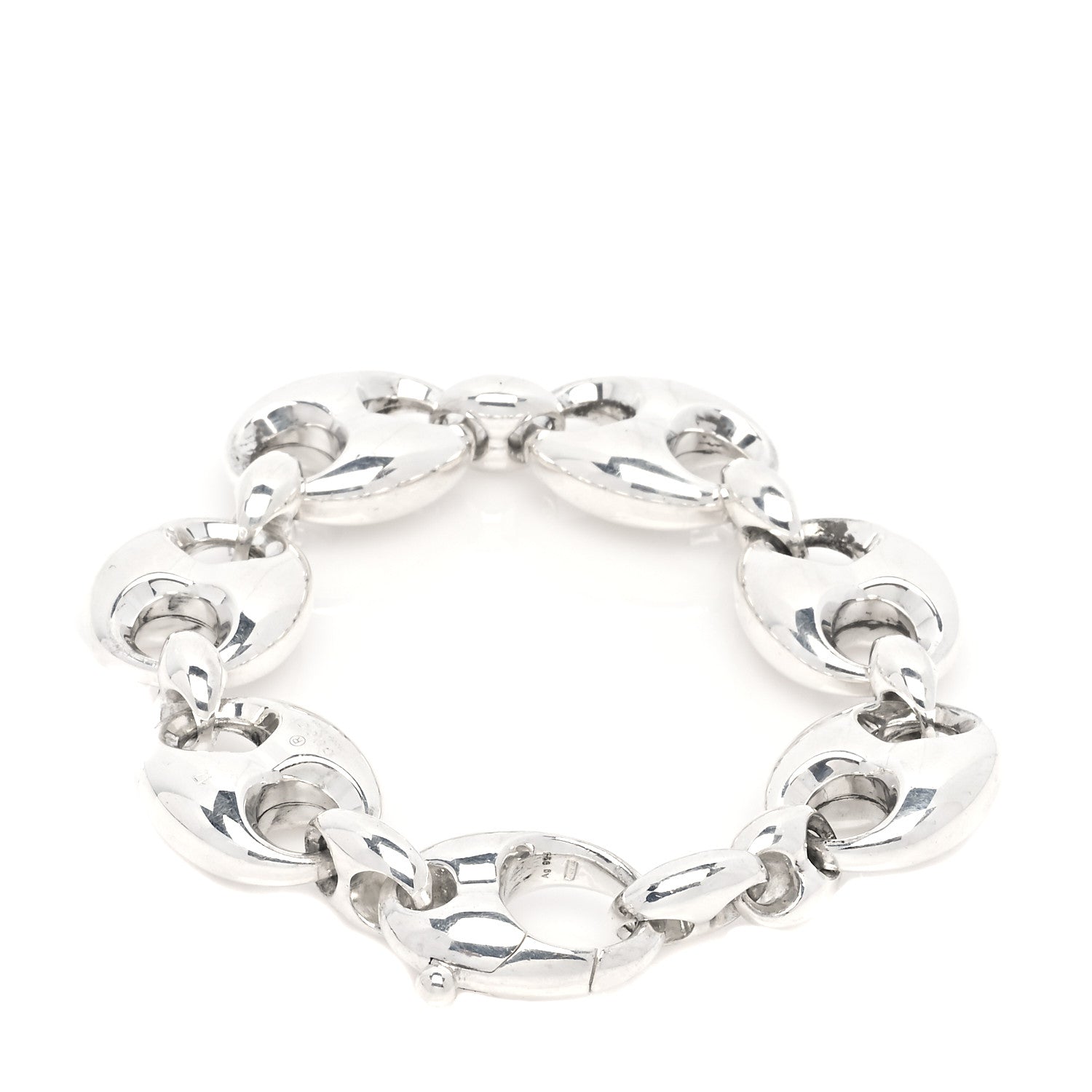Gucci Sterling Silver Marina Chain Link Bracelet 3 of 5