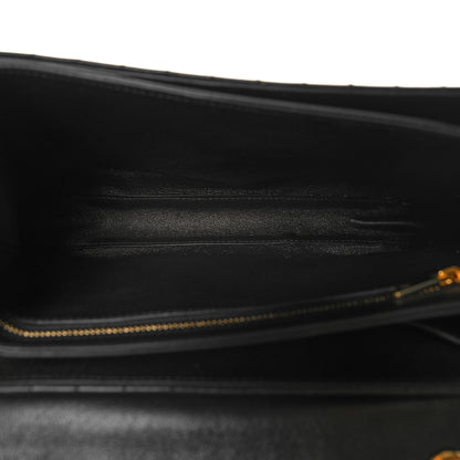 Celine Calfskin Quilted Medium C Bag Black 5 of 11