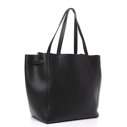 Celine Soft Grained Calfskin Small Belt Cabas Phantom Black 2 of 10