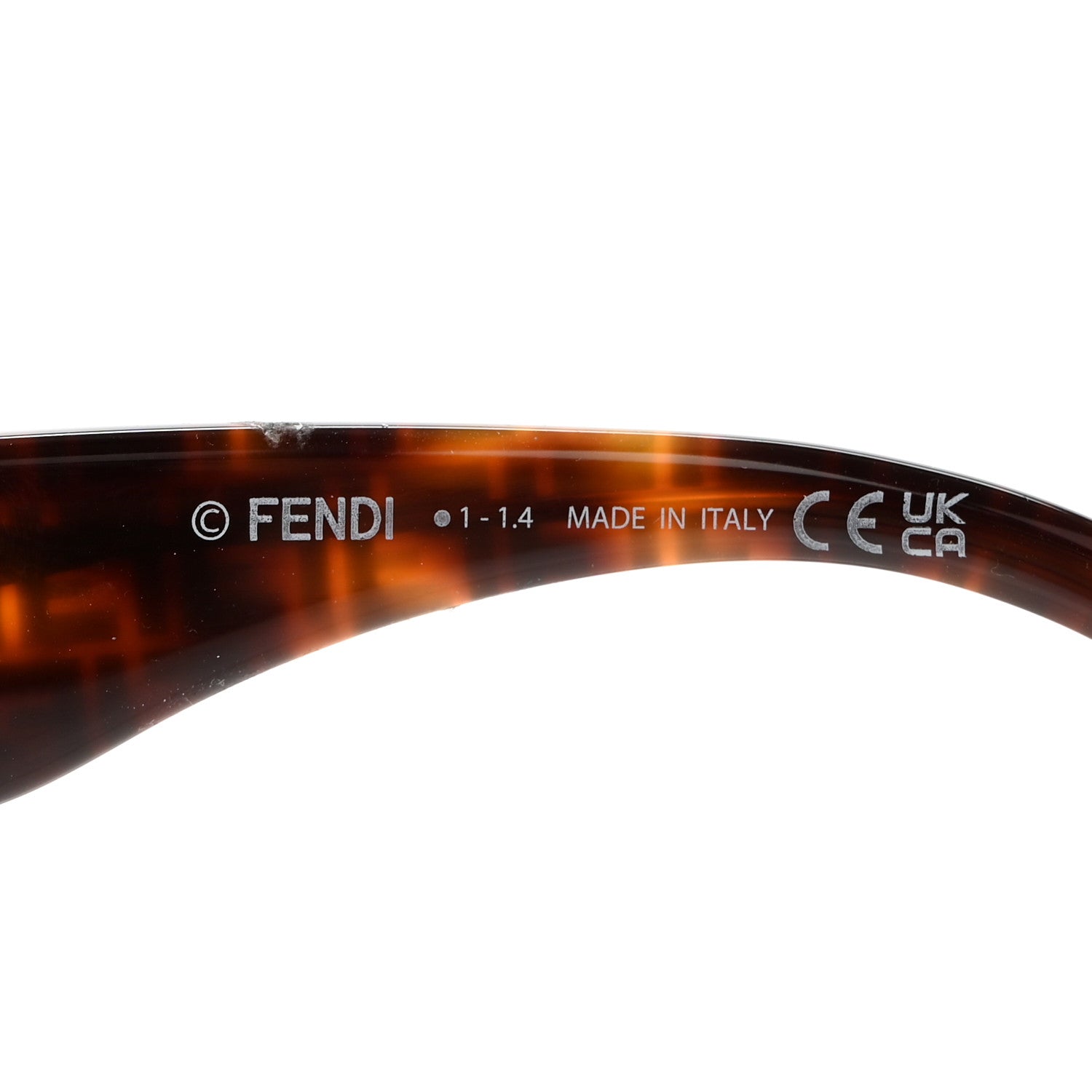 Fendi Acetate Fendi Square Sunglasses FE40101 Havana Black 6 of 7