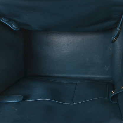 Celine Drummed Calfskin Suede Double Zip Trapeze Orage 5 of 9