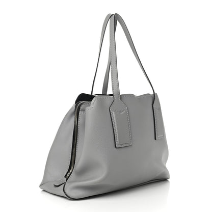 Marc Jacobs Pebbled Calfskin Editor Shopping Tote Grey 3 of 10