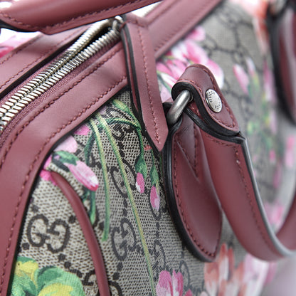 Gucci GG Supreme Monogram Blooms Small Boston Beige Multicolor Dry Rose 11 of 11