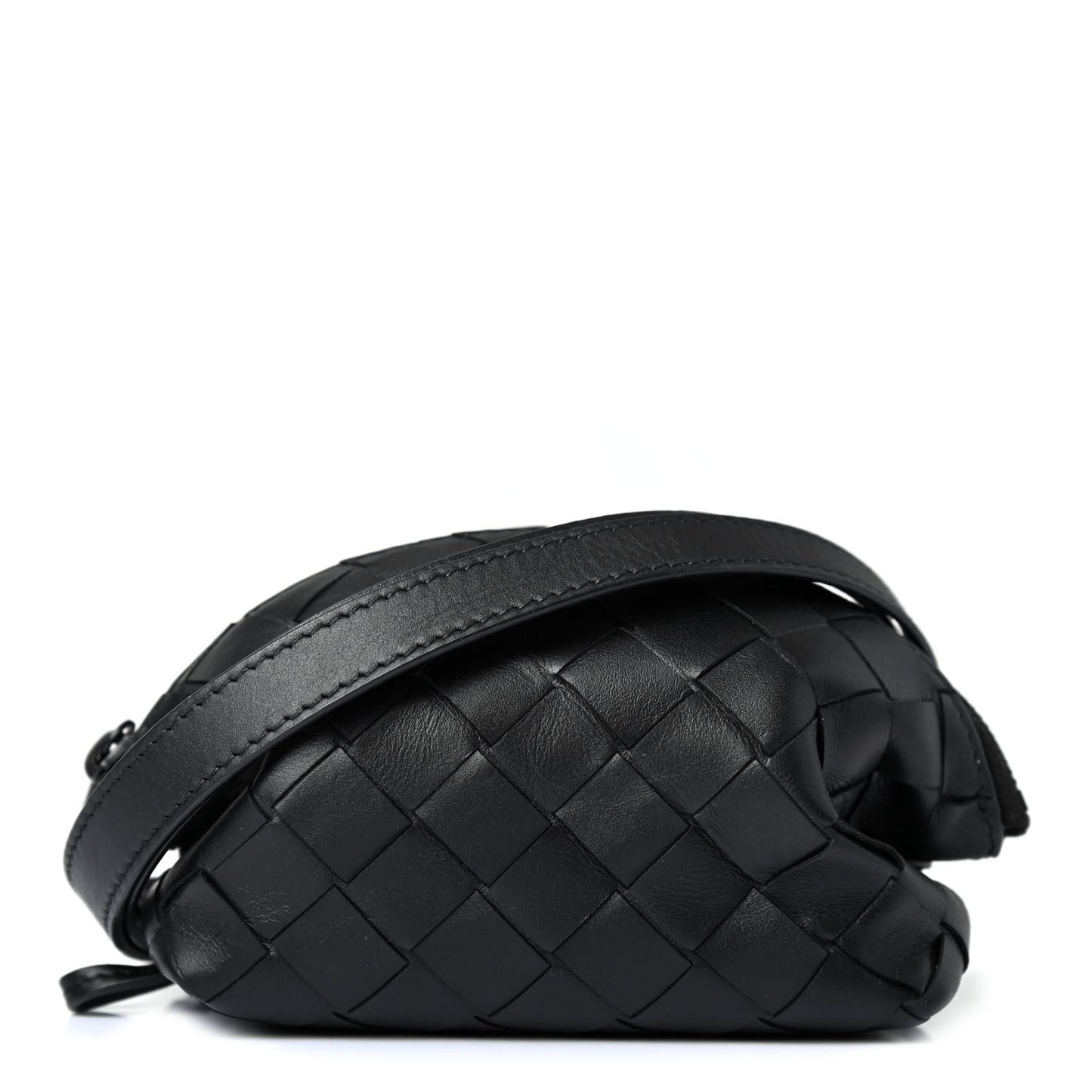 Nappa Intrecciato Mens Multi-Functional Case Black