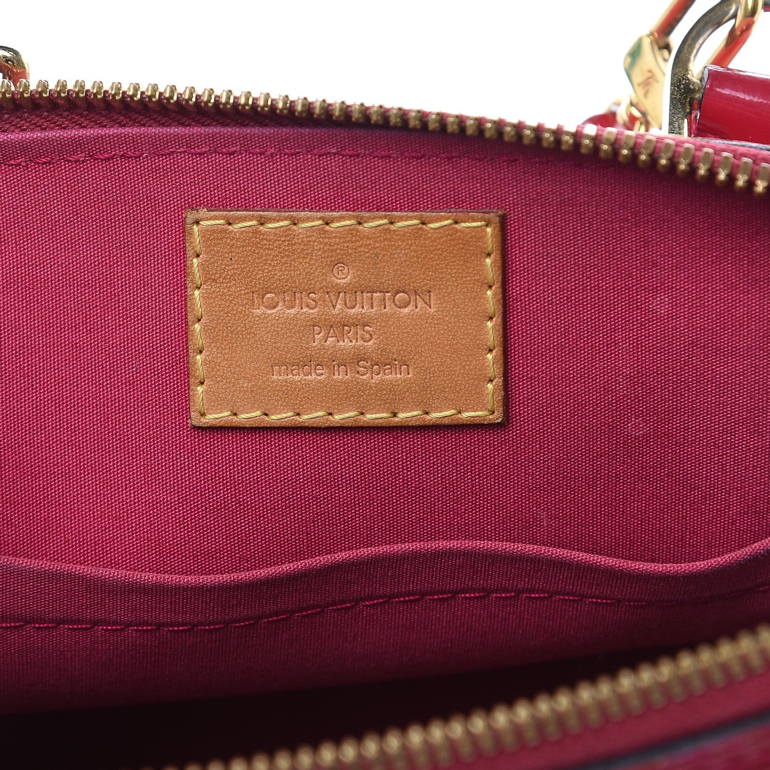 Louis Vuitton Vernis Alma BB Rose Indien 6 of 15