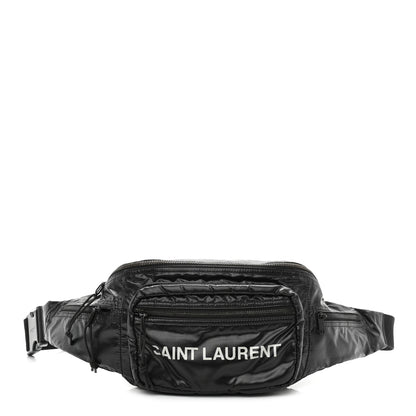 Saint Laurent Nylon Logo Nuxx Body Belt Bag Black 1 of 10