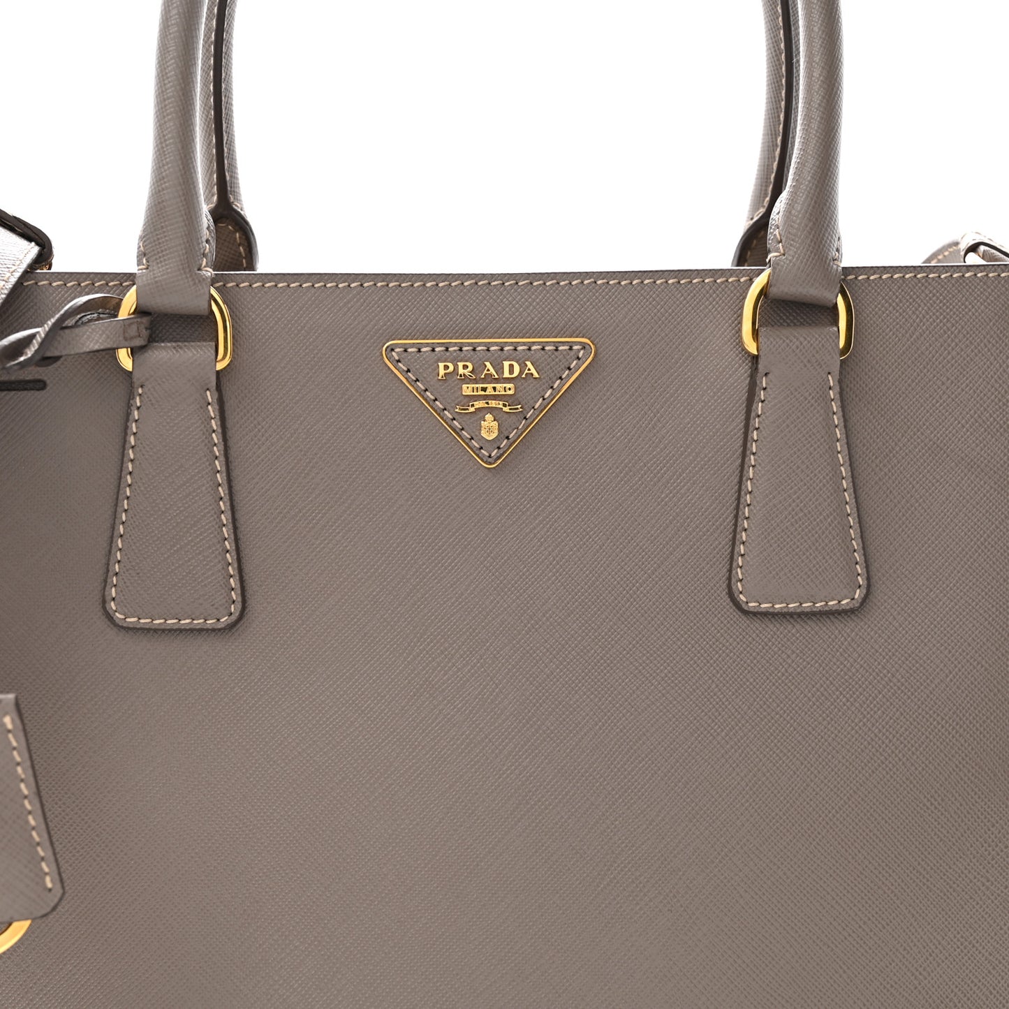 Saffiano Lux Medium Tote Argilla