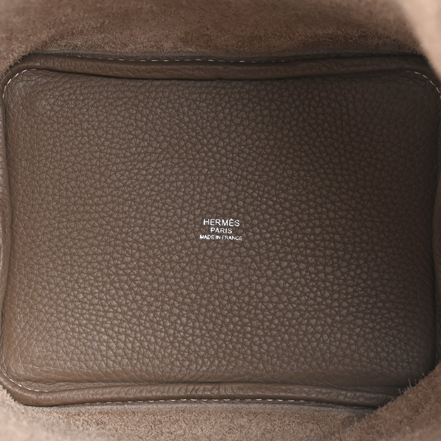 Hermes Taurillon Clemence Picotin Lock 18 PM Etoupe 5 of 10