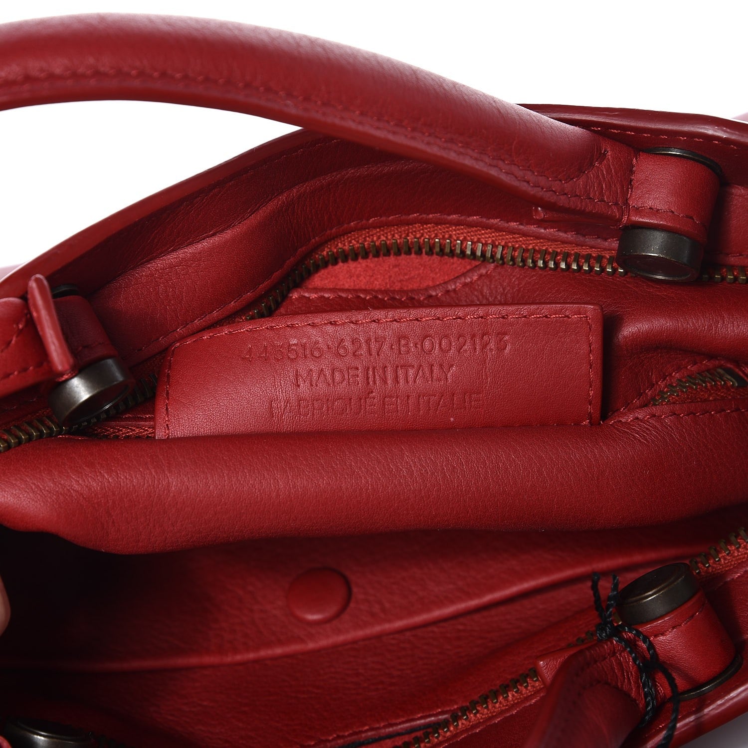 Balenciaga Veau Soyeux Perforated Blackout Hardware S City Rouge Groseille 8 of 8