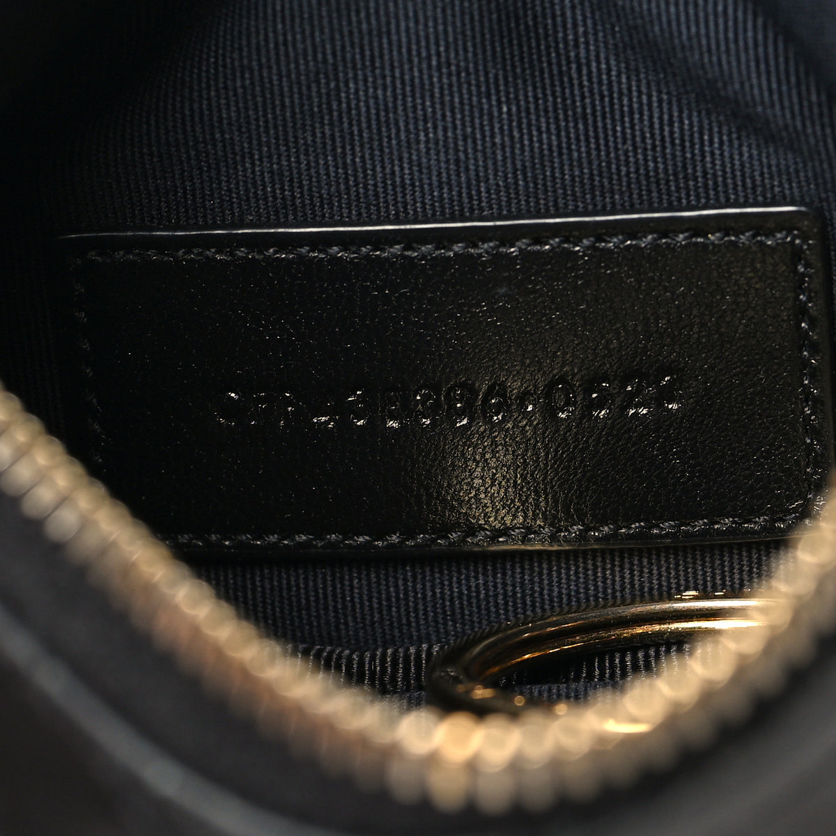 Saint Laurent Calfskin Matelasse Monogram Key Pouch Black 7 of 8