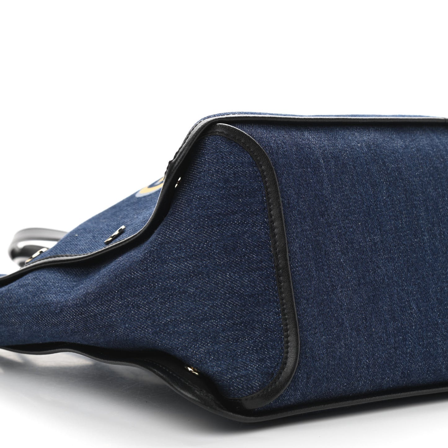 Denim Medium Logo Bond Shopper Tote Blue
