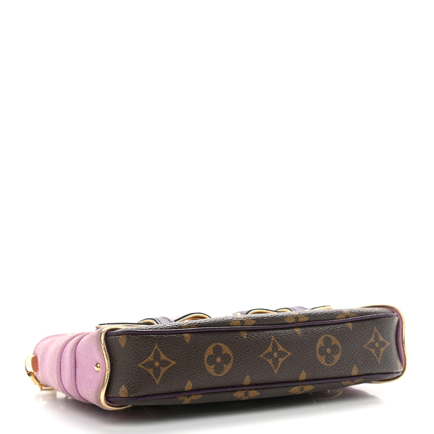 Louis Vuitton Monogram Suede Ostrich Les Extraordinaires Pochette 4 of 11