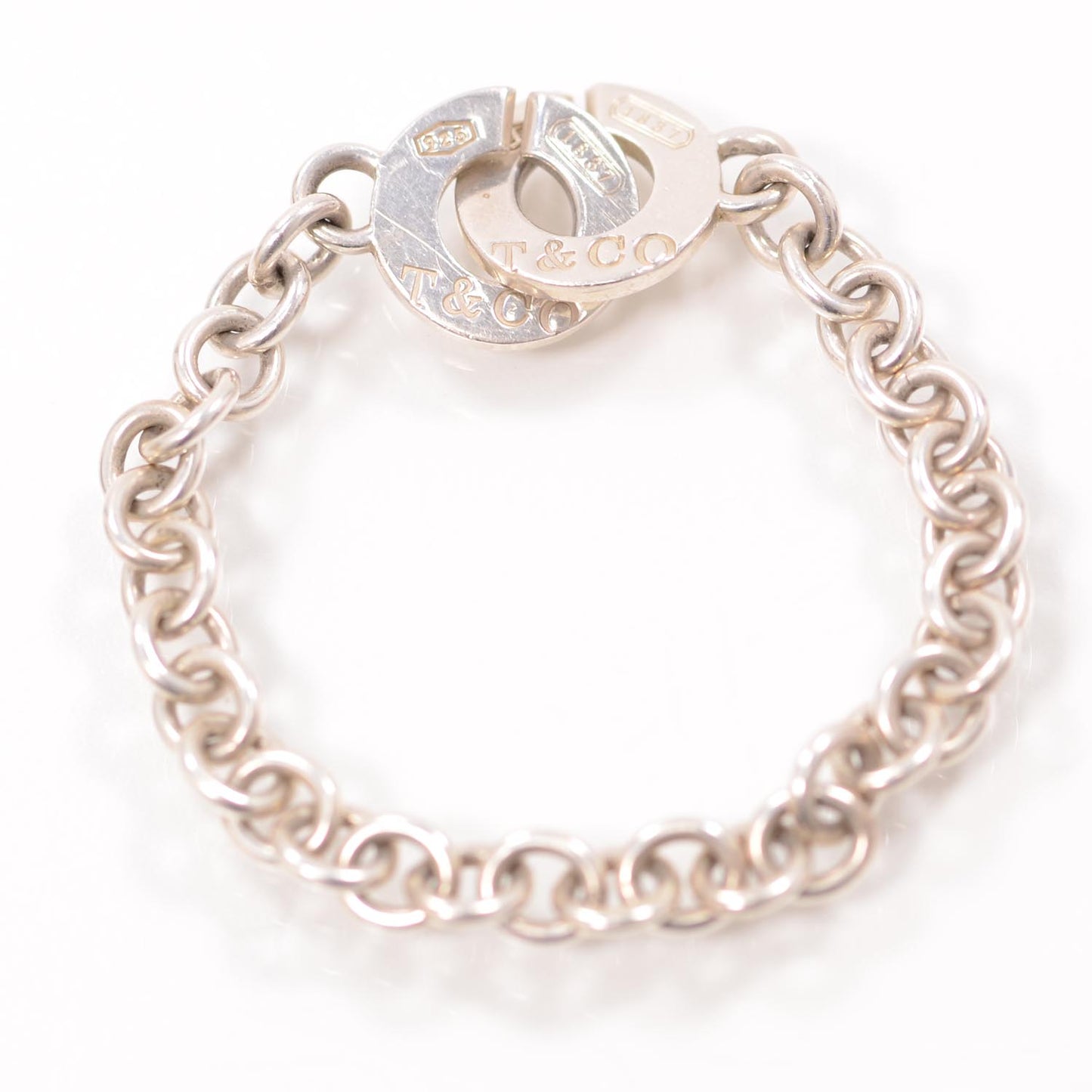 Sterling Silver 1837 Circle Clasp Bracelet