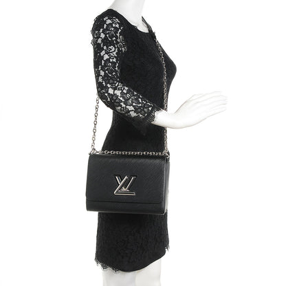 Louis Vuitton Epi Twist Shoulder Bag MM Black 2 of 8