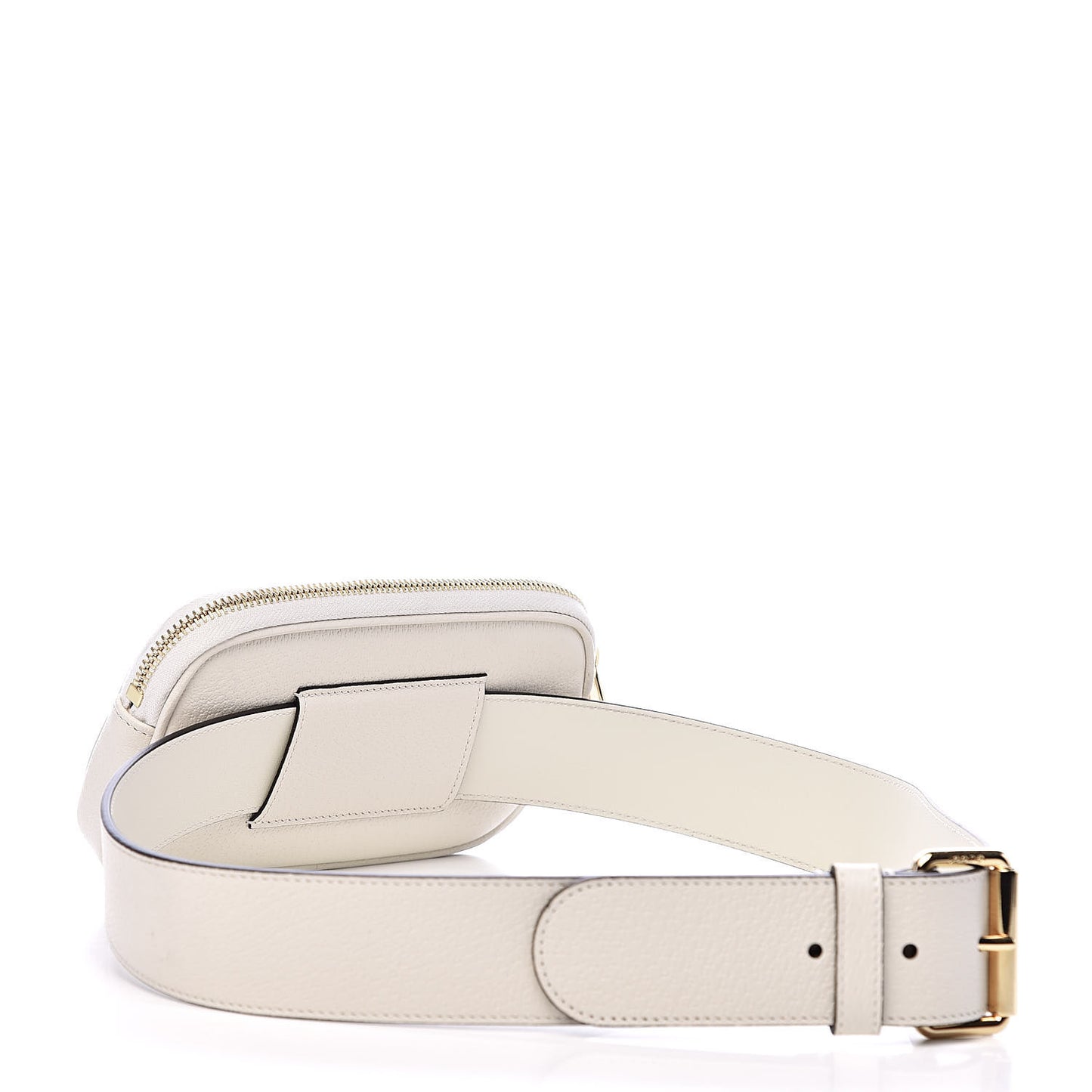 Grained Calfskin Ophidia Belted iPhone Case 85 34 White