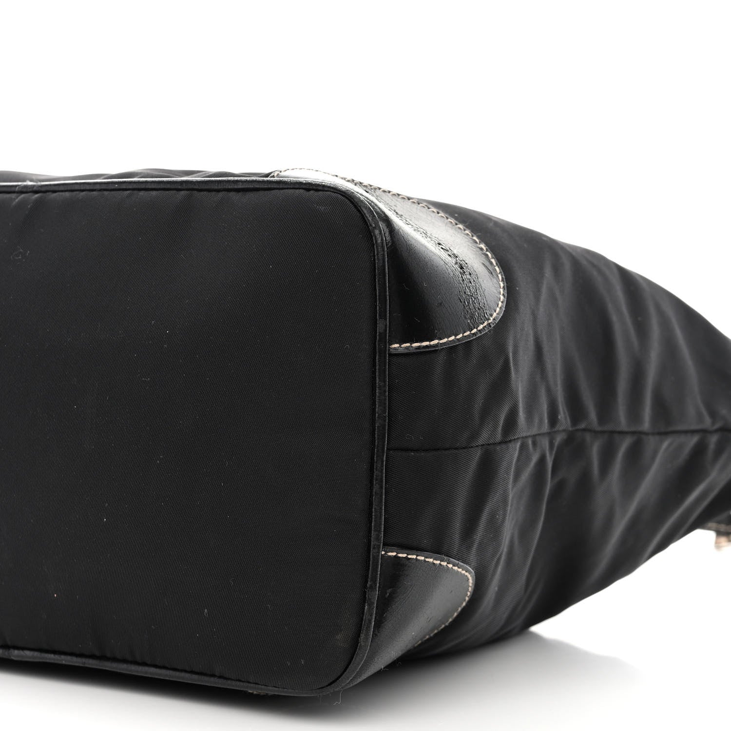 Prada Tessuto Nylon Hobo Black 10 of 16
