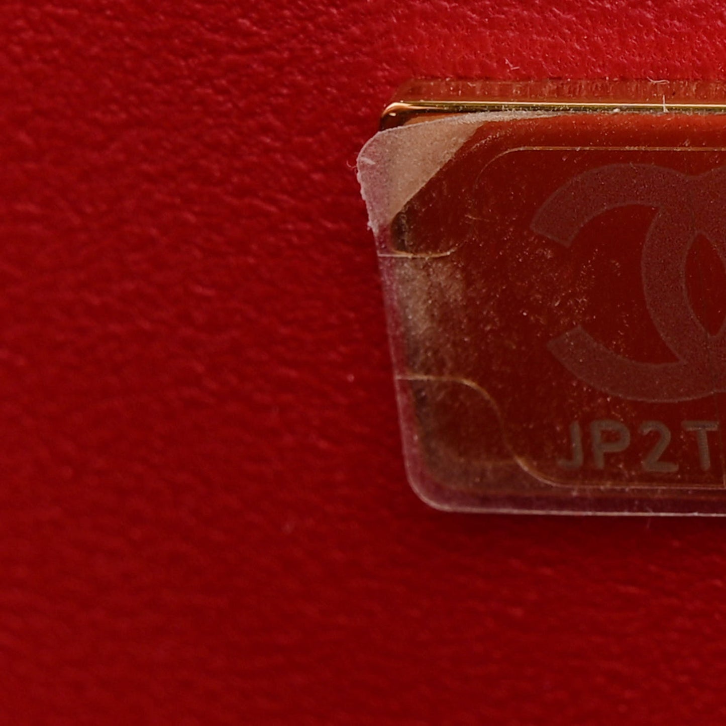 Caviar Medium Boy Logo Top Handle Flap Red