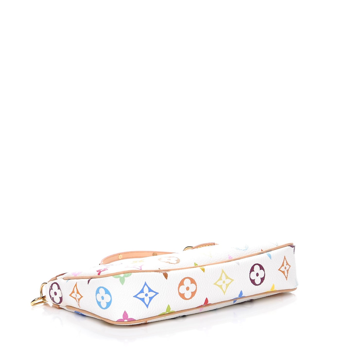 Monogram Multicolor Pochette Accessories White