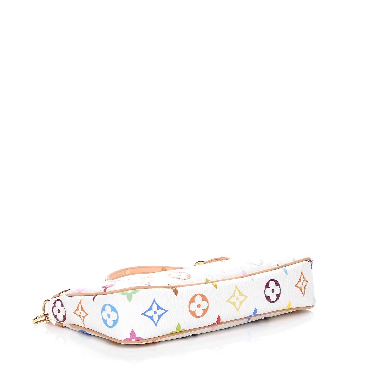 Louis Vuitton Monogram Multicolor Pochette Accessories White 4 of 9