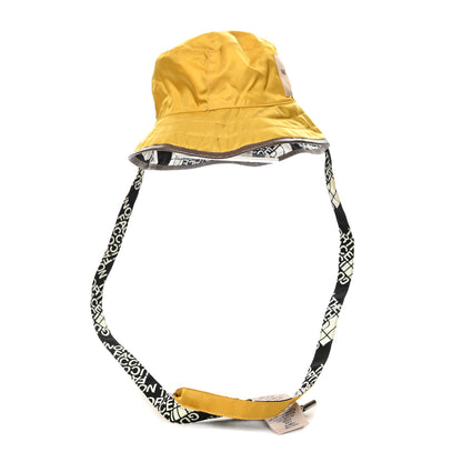 Gucci X THE NORTH FACE Nylon Reversible Self-Tie Bucket Hat Black Yellow 10 of 14