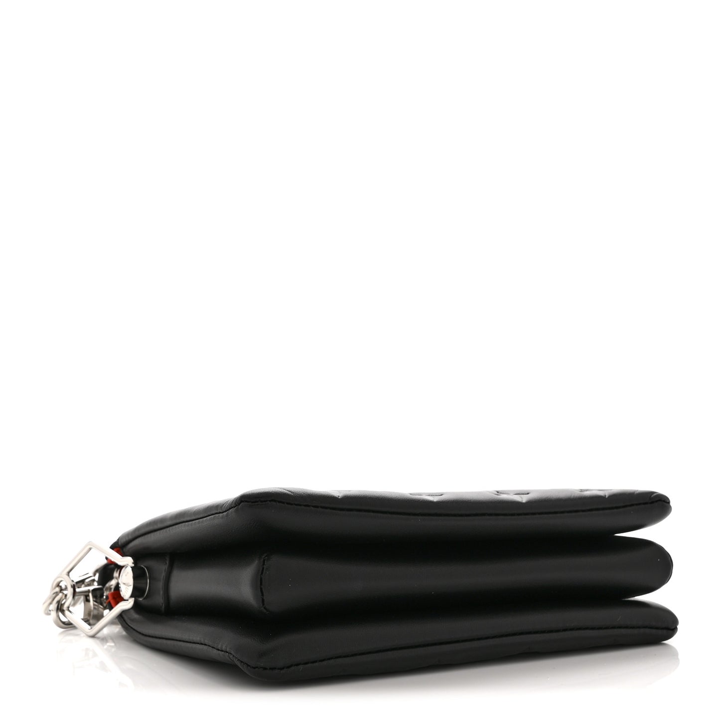 Lambskin Embossed Monogram Coussin BB Black