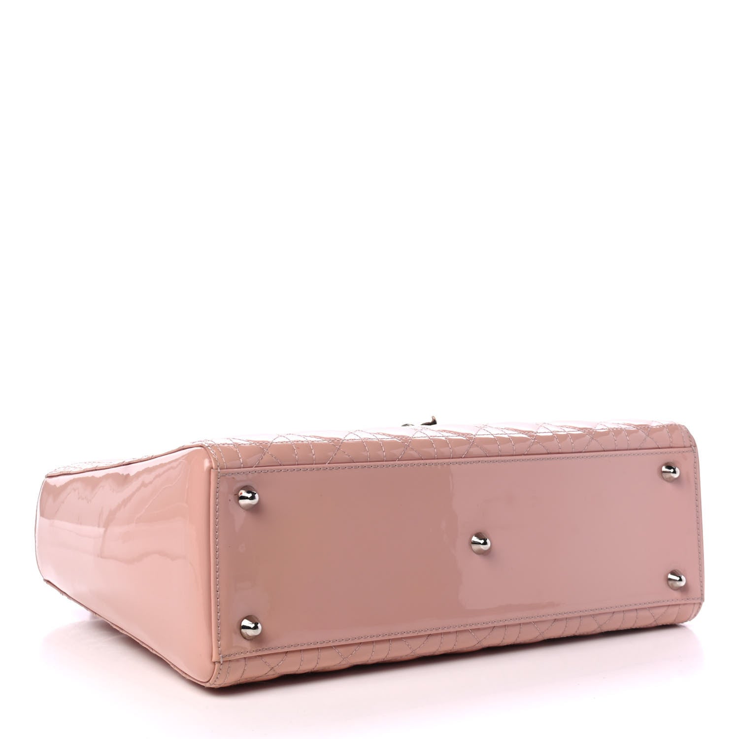 Christian Dior Patent Cannage Large Lady Dior Light Pink 3 of 5